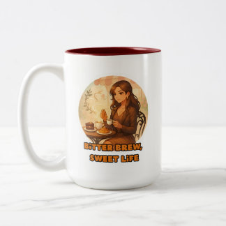 コーヒエレガントーカフェマグカップ ツートーンマグカップ