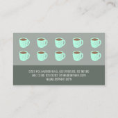 コーヒエレガントーショップロイヤリティパンチ ロイヤリティカード (裏面)