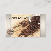 コーヒエレガントー写真ギフト券 割引カード (正面)