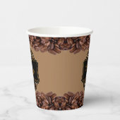 コーヒエレガントー店カスタム紙カップ 紙コップ (左)