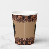 コーヒエレガントー店カスタム紙カップ 紙コップ (右)