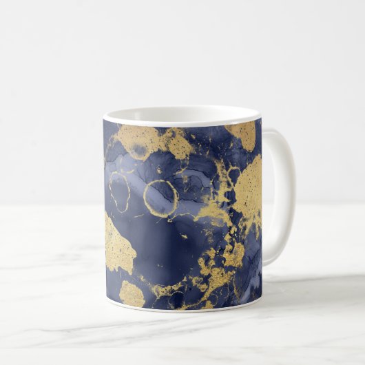 コーヒエレガントー感動的マグ コーヒーマグカップ (正面右)