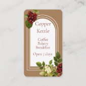 コーヒエレガントー豆コーヒーショップ名刺 名刺 (正面)