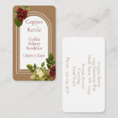 コーヒエレガントー豆コーヒーショップ名刺 名刺 (正面/裏面)