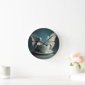 コーヒエンジェル芸術的ズ時計 ラウンド壁時計 (ホーム)