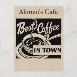 コーヒカスタマイズーショップ – ラテ ポストカード