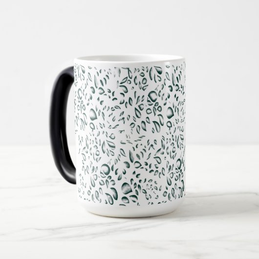 コーヒカスタムーマグス | フローラと芸術的デザイン モーフィングマグカップ (正面左)