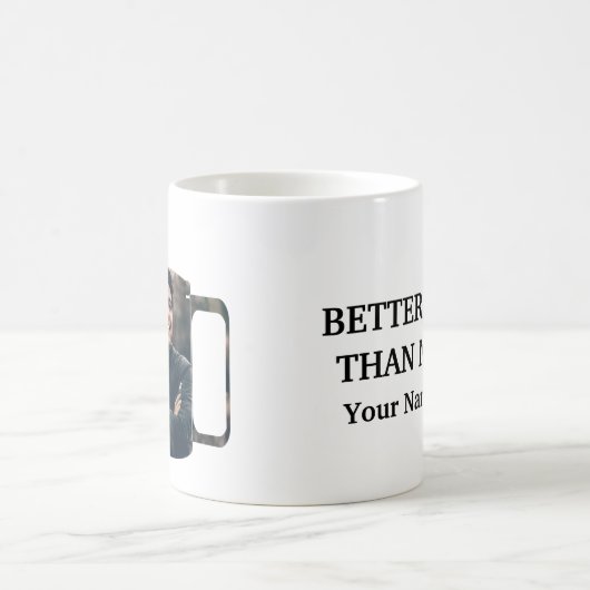 コーヒカスタムー愛好家のためのコーヒーマグ写真おもしろい コーヒーマグカップ (中央)