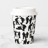 コーヒカスタムー芸術的カップ 紙コップ (裏面)