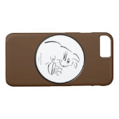 コーヒカッコいいー猫ケース Case-Mate iPhoneケース (裏面(横))