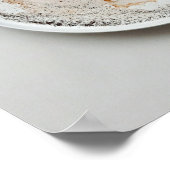 コーヒカラフルーのグラウンドテクスチャ抽象芸術アート20 ポスター (角)