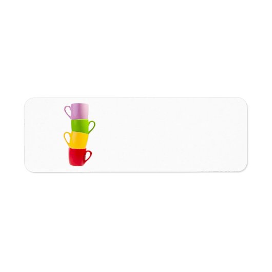 コーヒカラフルーのマグカップ ラベル (正面)