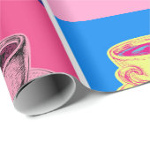 コーヒカラフルーカップのマグカップ ラッピングペーパー (ロールコーナー)