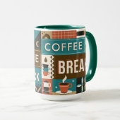 コーヒカラフルー引用文 マグカップ (正面右)