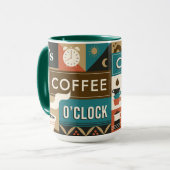 コーヒカラフルー引用文 マグカップ (正面左)