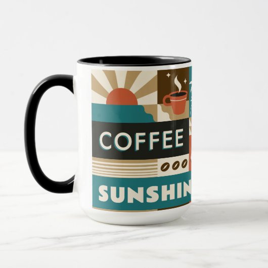 コーヒカラフルー引用文 マグカップ (左)
