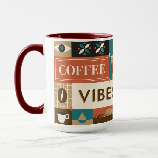 コーヒカラフルー引用文 マグカップ (左)