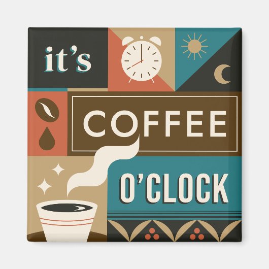 コーヒカラフルー引用文 マグネット (正面)