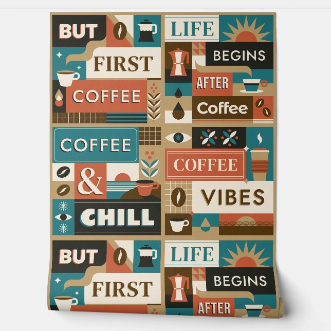 コーヒカラフルー引用文 壁紙 (ほどく)