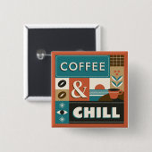コーヒカラフルー引用文 缶バッジ (正面&裏面)