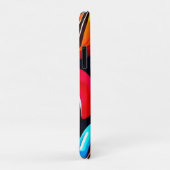 コーヒカラフルー豆抽象芸術アート Case-Mate iPhoneケース (裏面/右)