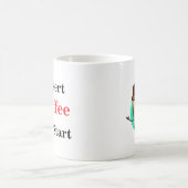 コーヒクールーおもしろい恋人ことわざ コーヒーマグカップ (中央)