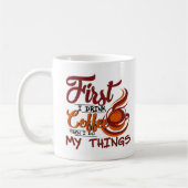 コーヒクールーおもしろい恋人ことわざ コーヒーマグカップ (左)