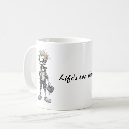 コーヒクールーのマグ コーヒーマグカップ (正面左)