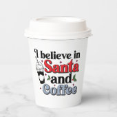 コーヒクールークリスマスパーティーワードアート 紙コップ (正面)