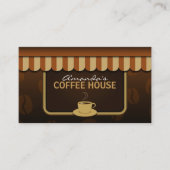 コーヒクールーショップブラウン&ベージュカフェストアフロント 名刺 (正面)