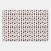 コーヒクールーパーティータイル包装紙シート ラッピングペーパーシート (正面2)