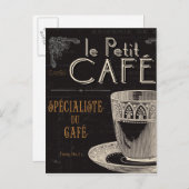 コーヒコンテンポラリーー1杯 ポストカード (正面/裏面)