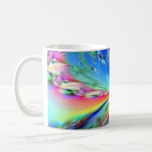 コーヒサイケデリックー用マグカップ コーヒーマグカップ (左)