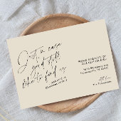 コーヒシンプルおもしろいーモダンクリーム移動 案内状