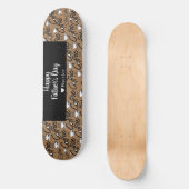 コーヒシンプルエレガントモダンー父親の日 スケートボード (正面)