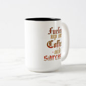 コーヒシンプルーモダンと皮肉 ツートーンマグカップ (正面右)
