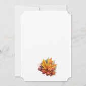 コーヒシンプルー紅葉感謝祭 招待状 (裏面)