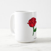 コーヒスタイリッシュユニークーの愛に最適なカスタムマグカップ コーヒーマグカップ (正面左)