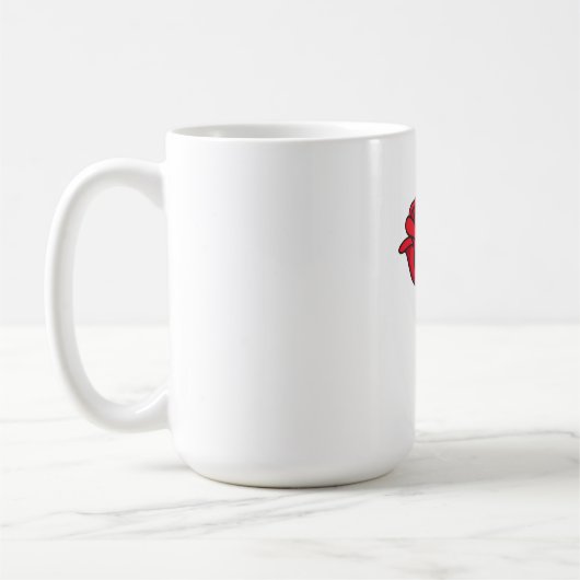 コーヒスタイリッシュユニークーの愛に最適なカスタムマグカップ コーヒーマグカップ (左)