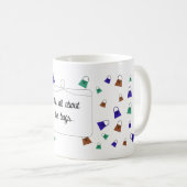 コーヒスタイリッシューカラフルマグをパージ コーヒーマグカップ (正面右)