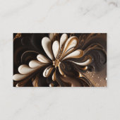 コーヒスタイリッシュー愛好家QRコード名刺デザイン 名刺 (裏面)