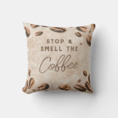 コーヒストップーエスプレッソカプチーノブラウン クッション (正面)