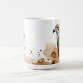 コーヒパーソナライズされたステンドホーク – コーヒー中毒者 コーヒーマグカップ (中央)