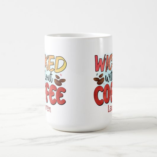 コーヒパーソナライズされたーおもしろいマグのない悪い コーヒーマグカップ (中央)
