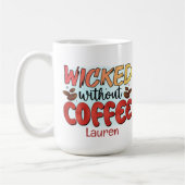 コーヒパーソナライズされたーおもしろいマグのない悪い コーヒーマグカップ (左)