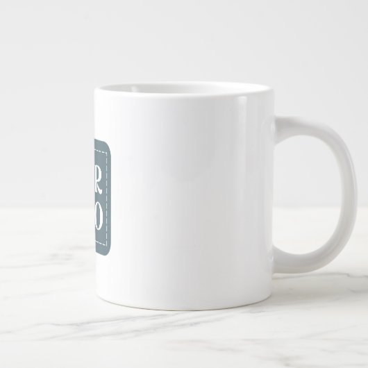 コーヒパーソナライズされたーカップ、花嫁の提案ギフト ジャンボコーヒーマグカップ (右)