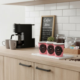 コーヒパーソナライズされたーショップロゴ紙カップ 紙コップ