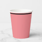 コーヒパーソナライズされたーショップロゴ紙カップ 紙コップ (裏面)