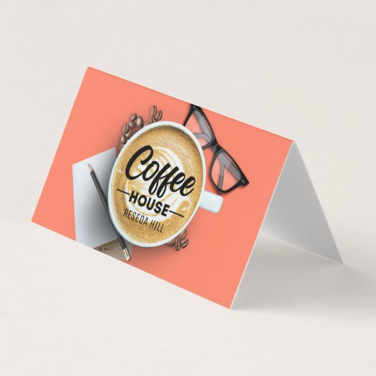コーヒパーソナライズされたーハウス 名刺 (正面)