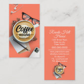 コーヒパーソナライズされたーハウス 名刺 (正面/裏面)